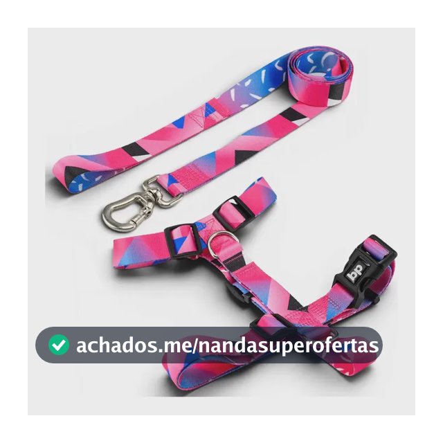 Coleira peitoral com guia para cachorro pet Tamanho Grande Porte Regulável ajustável reforçado resistente Golden Retrievers Labrador Border Collie Pastor Alemão Pitbull cães Basic Pet cor Lawn