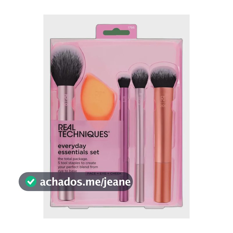 Kit Real Techniques Everyday Essentials (5 Produtos) Blz Única