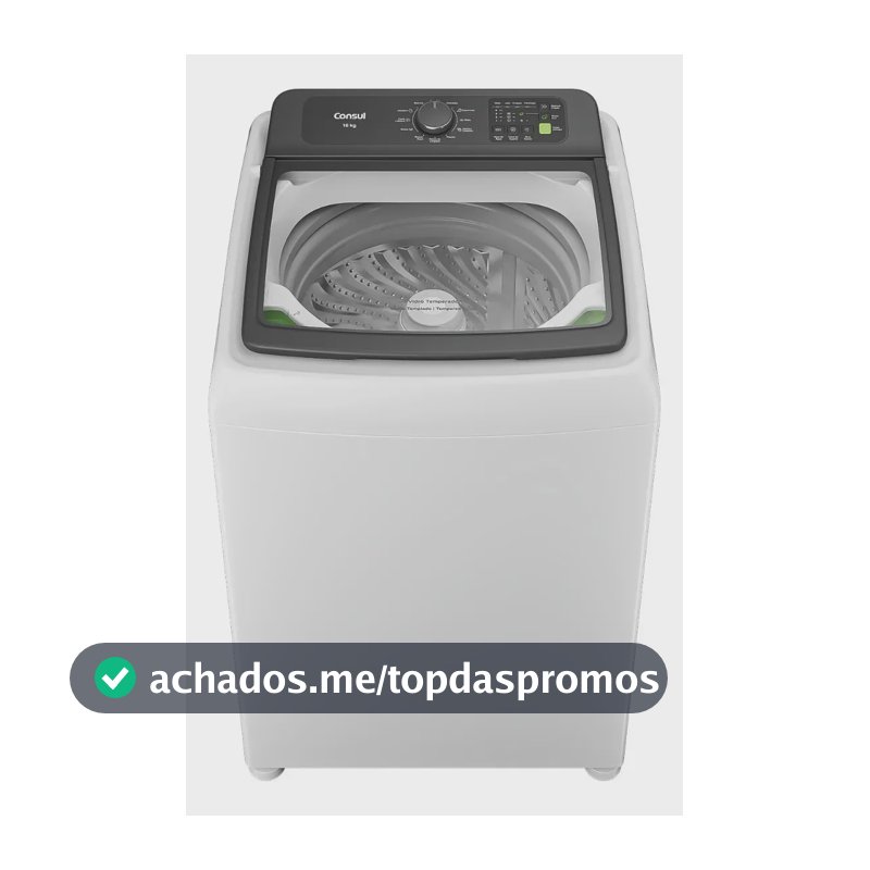 Máquina de Lavar Consul 16Kg Branca com Modo Eco - CWN16AB