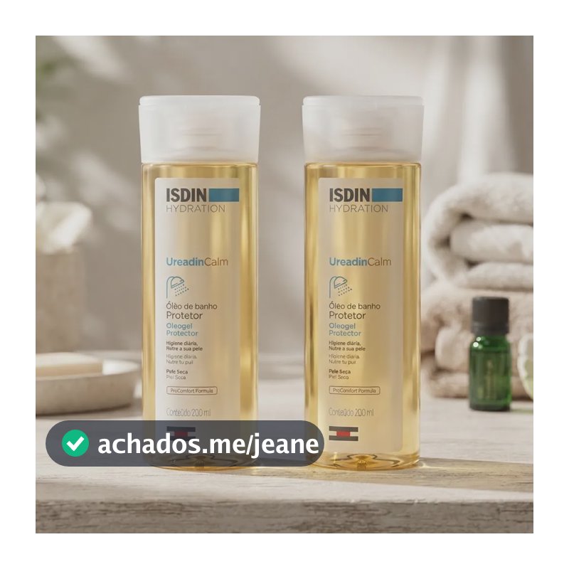 2un Isdin Óleo De Banho Ureadin Calm Oleogel 200ml (400ml) Neutra