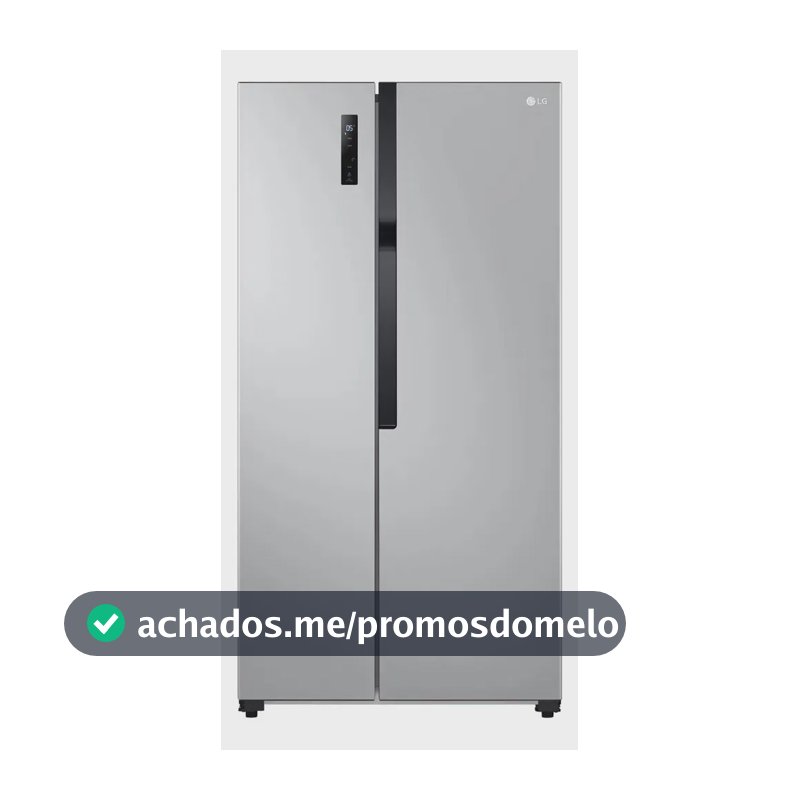 Geladeira Side by Side LG Frost Free 519 L Inox Look Inverter