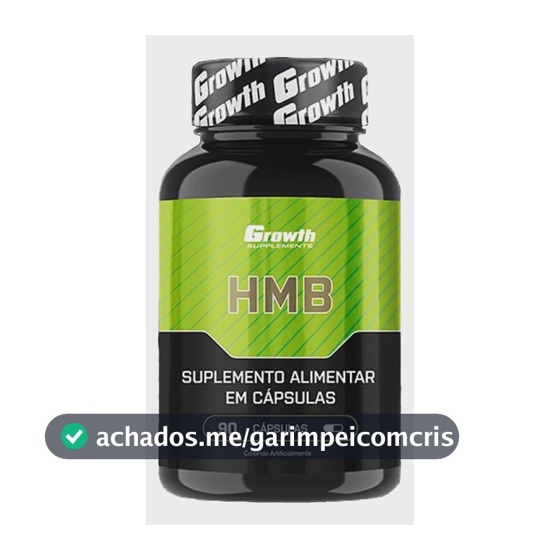 Hmb 90 Cápsulas Growth Supplements Sem Sabor