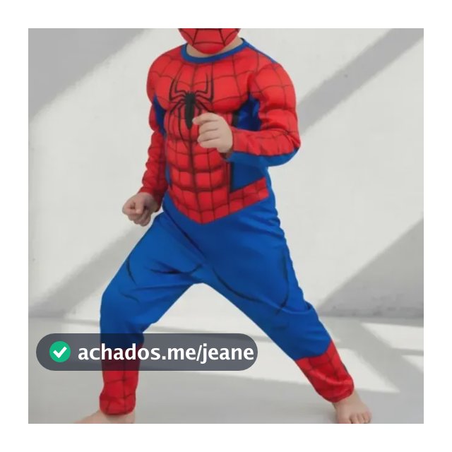 Fantasia Infantil Homem Aranha Longa Entrega Rapida
