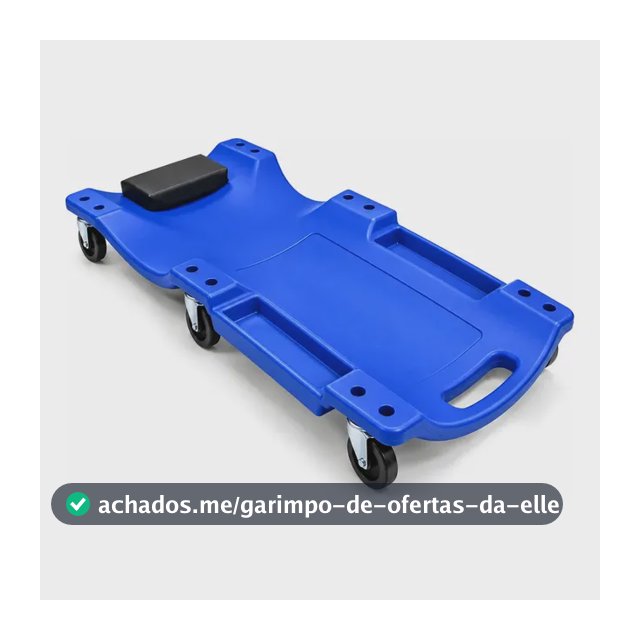 Carrinho Esteira Sigma Tools Con Respaldo Até 150kg 6 Rodas Giratórias