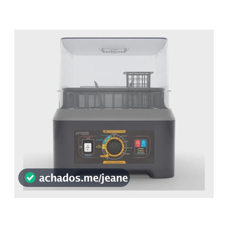 Lava-Louças Praxis Portátil LLPP 2.0 Semi-Automática Cinza