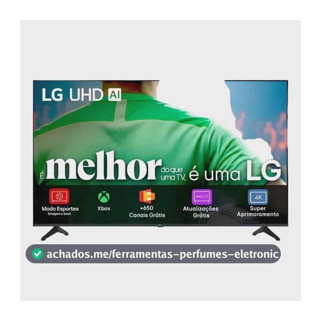 Smart Tv LG Uhd Ai Ua75 50 Polegadas Hdr10 Pro Processador 7
