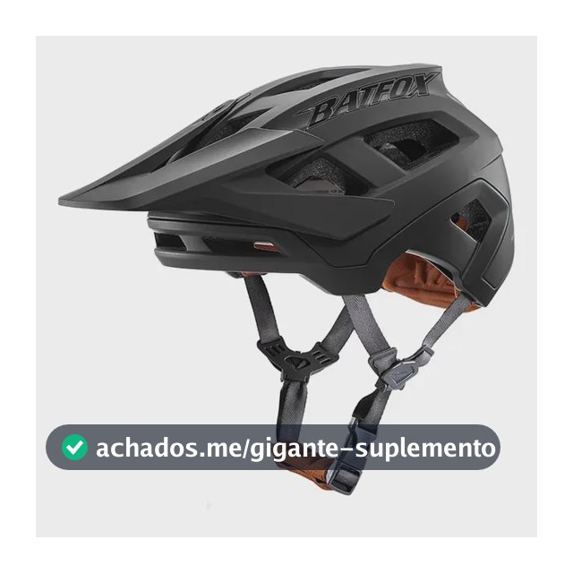 Capacete Ciclismo Mtb Batfox Adulto Com Viseira