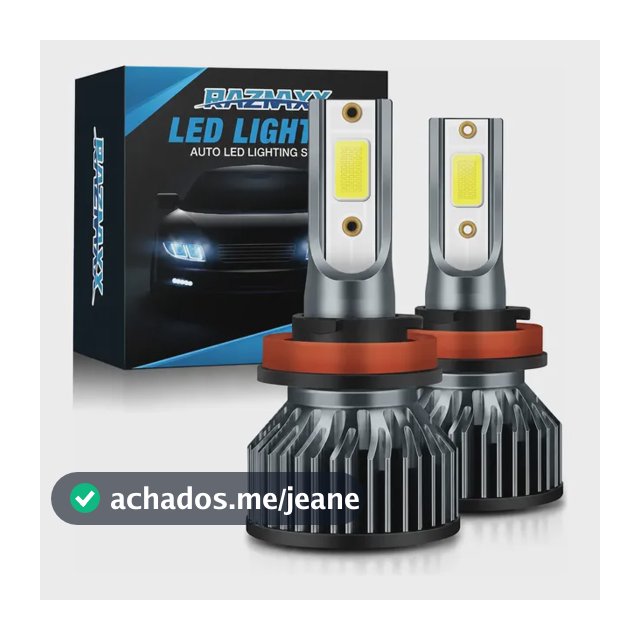 Par Lampada Ultra Led H1 H3 H4 H7 H8 H11 9005 9006 H27 H16