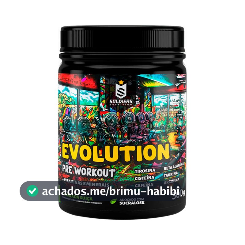 Suplemento Soldiers Nutrition Evolution en pó sabor limonada suíça x 300g