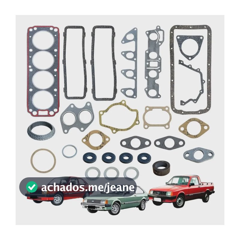 Jogo Junta Motor Sabo Chevette L/dl/sle 1.6 8v 1993 Gasolina