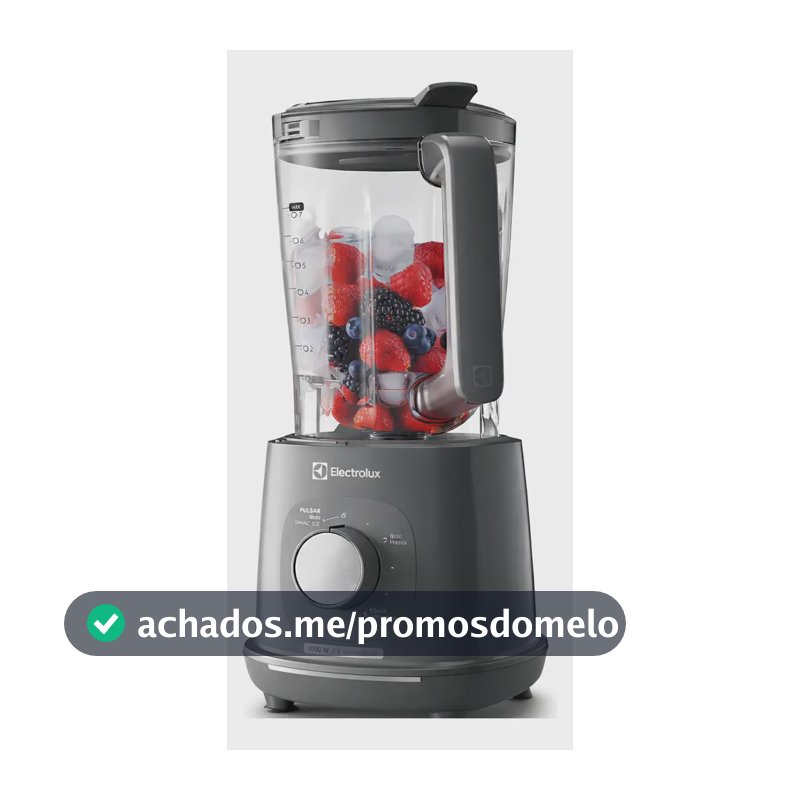 Liquidificador Electrolux Efficient Ebl1000 Triforce 2.7l 5 Velocidades Cinza