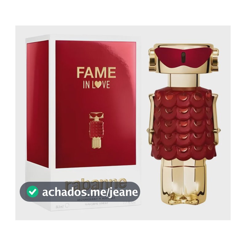 Edição limitada Fame In Love Edp 80ml para mulheres