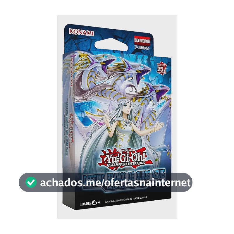 Yugioh Deck Estrutural Destino Branco De Olhos Azuis Yu Gi Oh Português