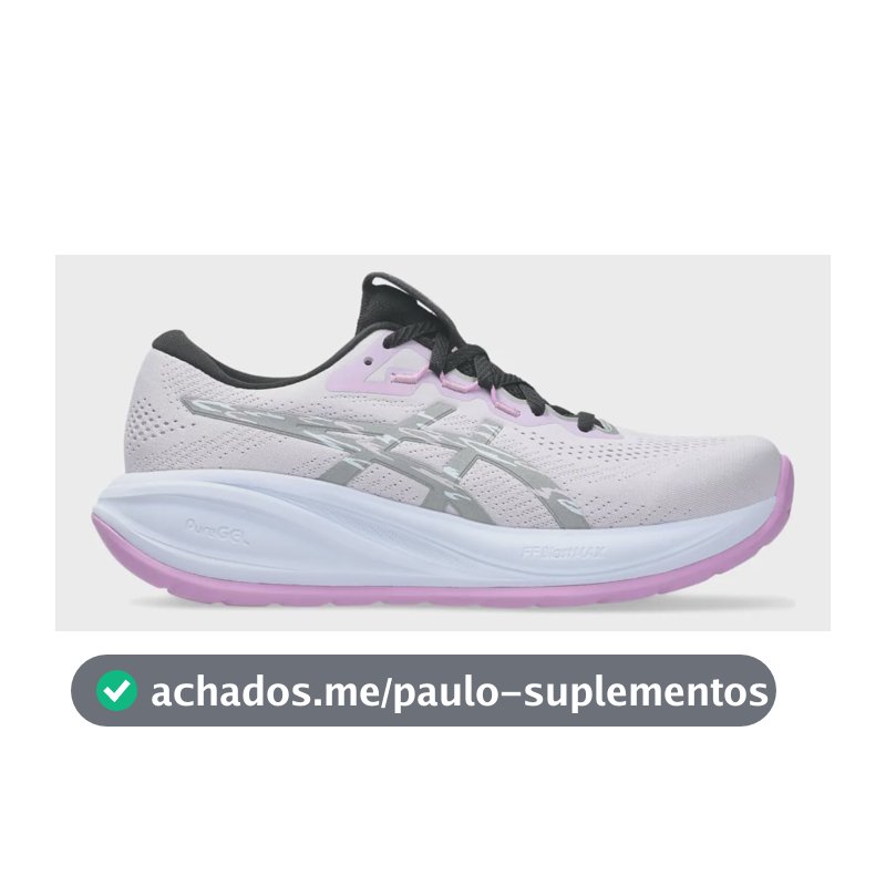 Tênis Asics Gel-cumulus 28 Lite-show - Prata/roxo Prateado 35 Br