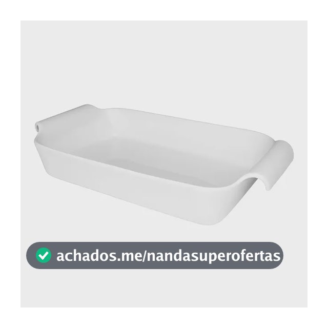 Travessa Refratária Fall Funda 4.400ml Oxford Branco