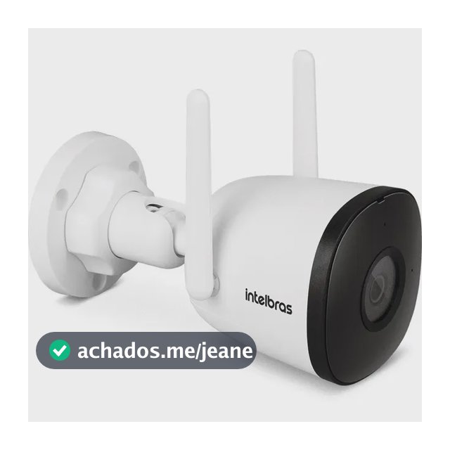 Câmera Inteligente Intelbras iM5SC con Wi-Fi Full HD color Branca