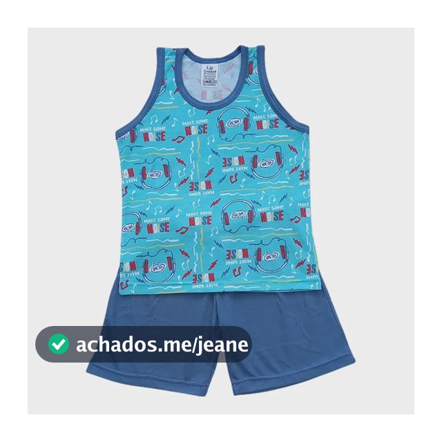 Pijama Regata Infantil Menino