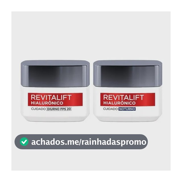 Kit Creme Facial Diurno E Noturno Fps 20 49g L'oréal Paris