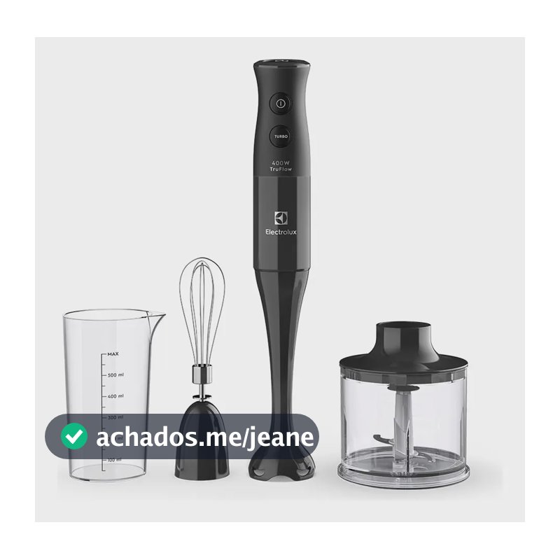Mixer 3 em 1 Electrolux com Tecnologia TruFlow EIB10 400W cor Preto