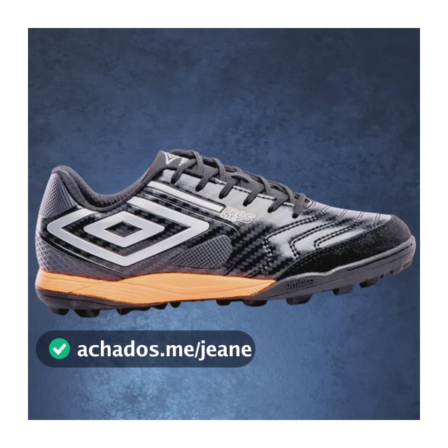 Chuteira Society Umbro Pro 5 Bump Club Reforçado Pro Society
