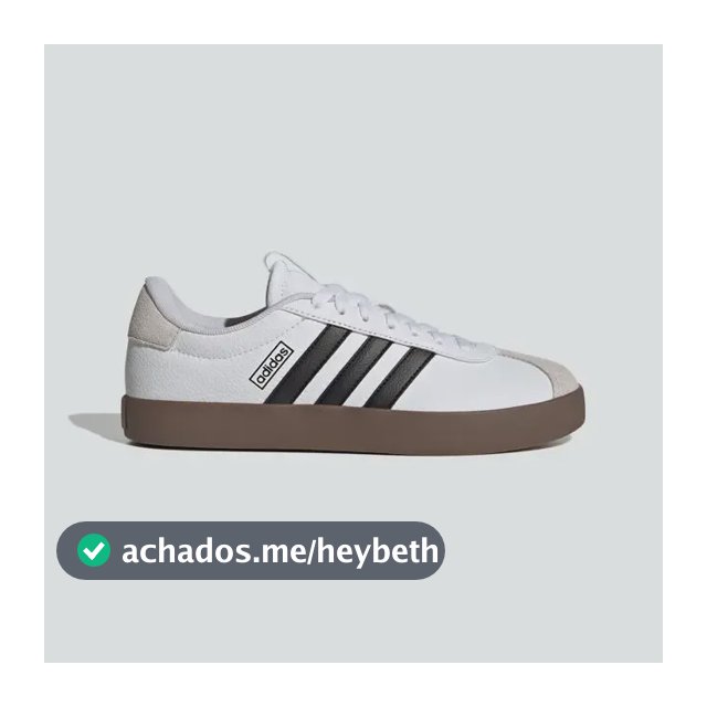 Tênis adidas Feminino Vl Court 3.0 Jk3144 Ftwwht/cblack/greone Liso 37 Br