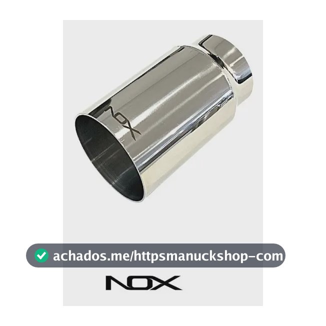 Ponteira Esportiva Reta Simples 3' Chapa Simples | Nox