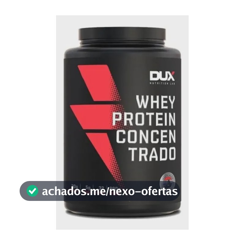 DUX HUMAN HEALTH Whey Protein Concentrado Pote 900g Sem Sabor