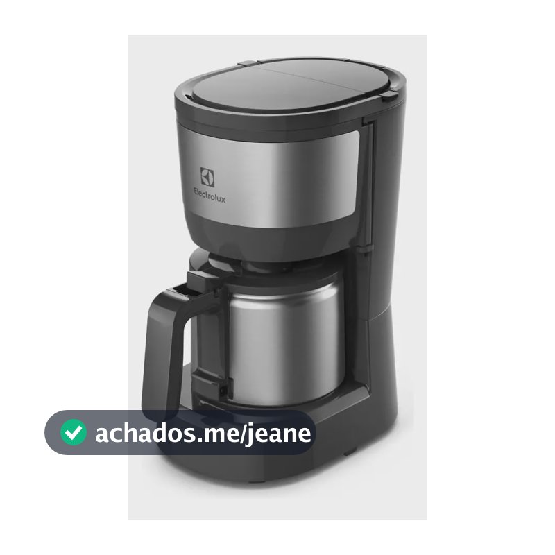 Cafeteira Elétrica Electrolux 600ml Capacidade 15 xicaras Jarra Inox filtro permanente removivel corta pingos função manter aquecido ECM12 - INOX