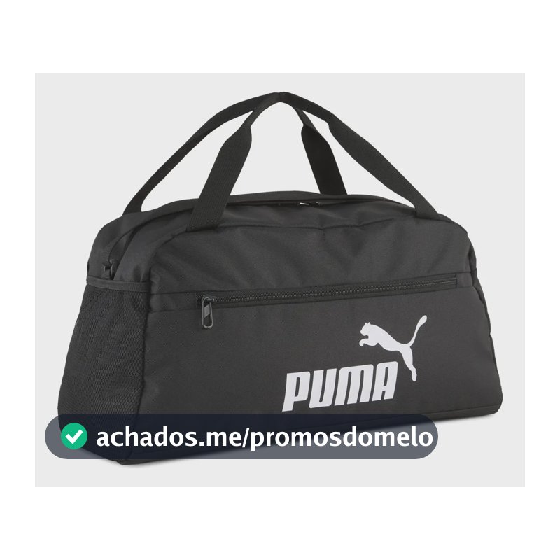 Bolsa Puma Phase Small Sports Puma Preto Liso