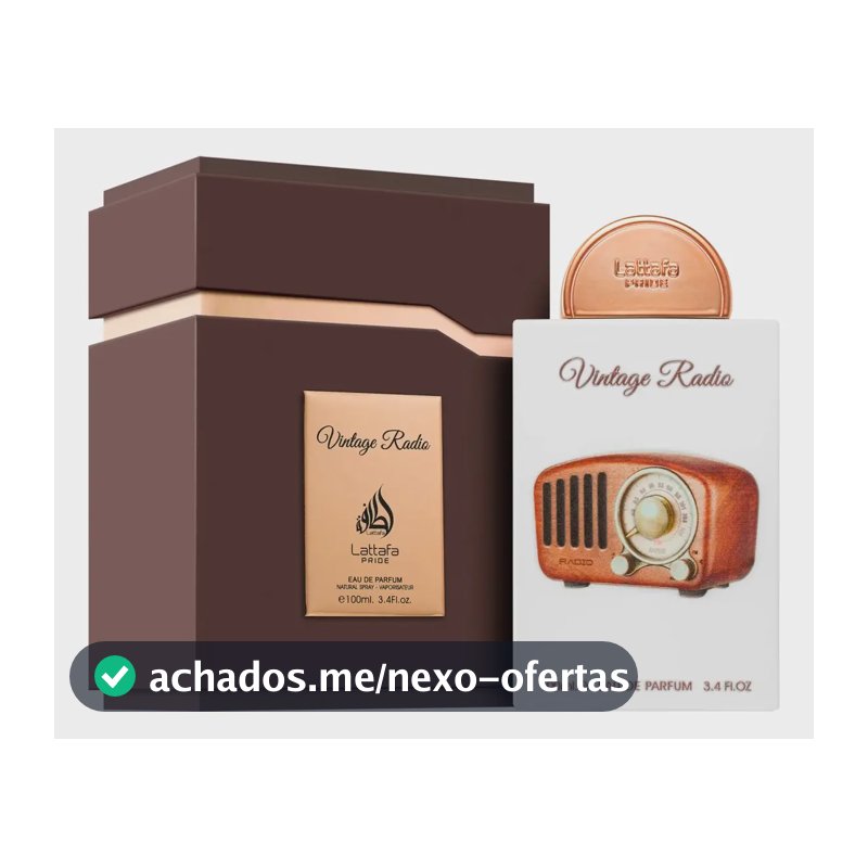 Perfume Vintage Radio Edp Lattafa Pride 100ml