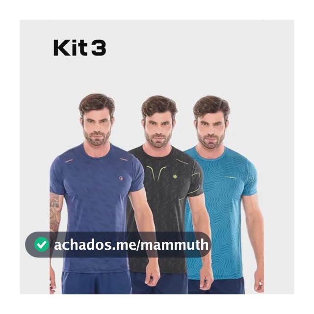 Kit 3 Camisetas Dry Fit Masculina Leve Corrida Academia