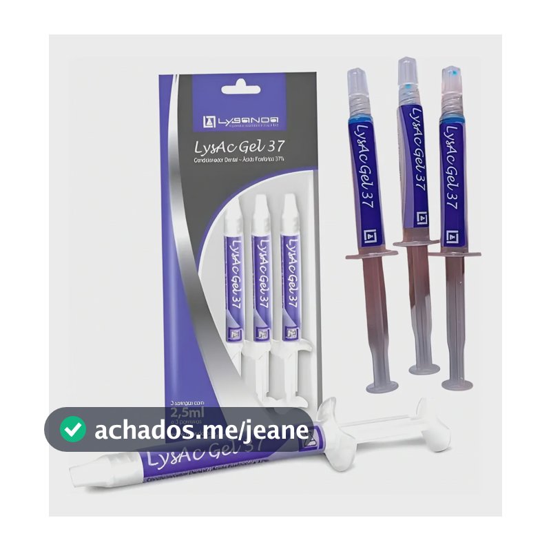 Condicionador Dental 37% Acido Fosfórico Gel Lysanda Odonto