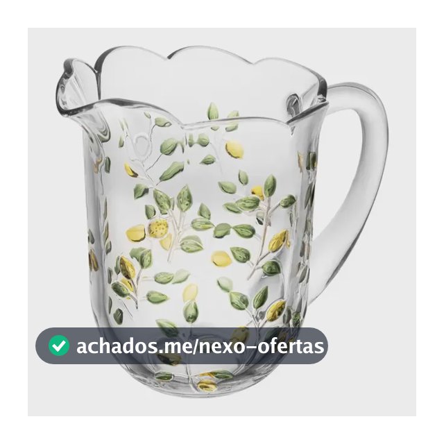 Jarra Siciliano Hand Painting 1,5l Cristal Ecológico - Lyor Incolor