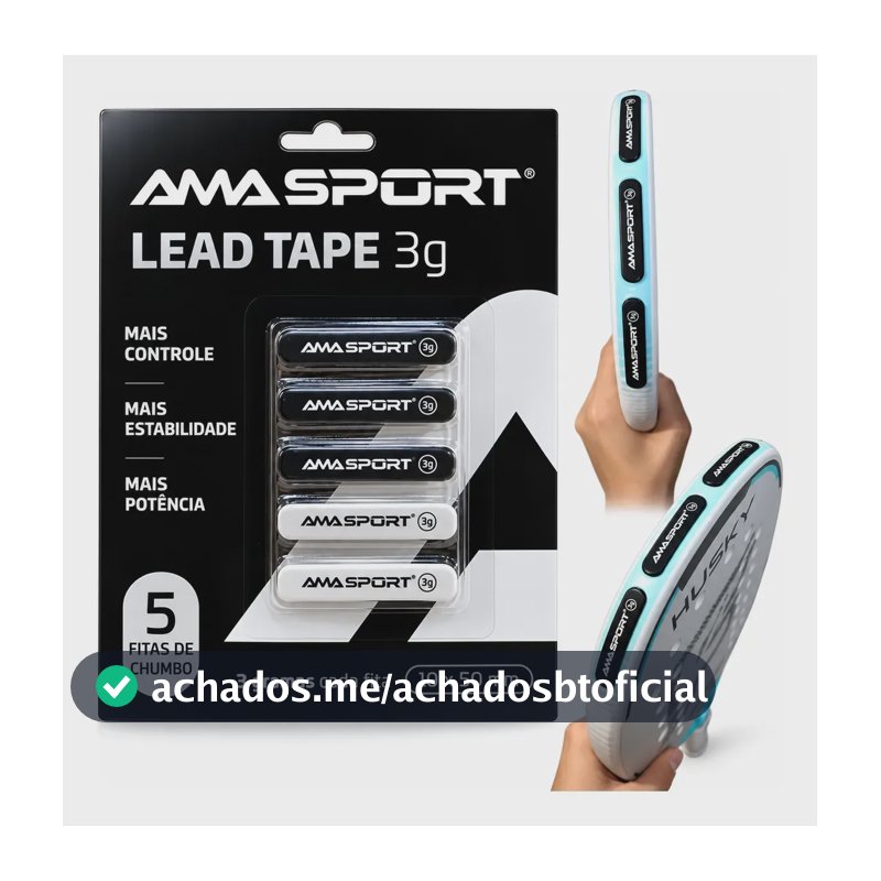 Peso Adesivo Custom Balance Ama Sport Para Raquetes  3g