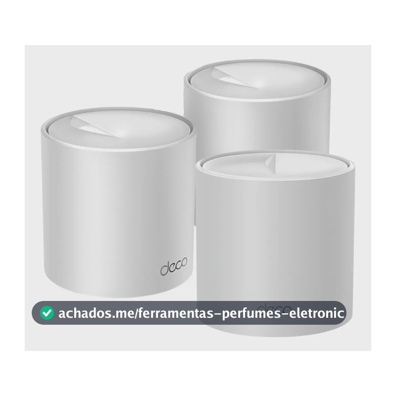 TP-Link Deco X10(3-pack) Roteador Mesh Wifi6 AX1500 Cobre até 520m²