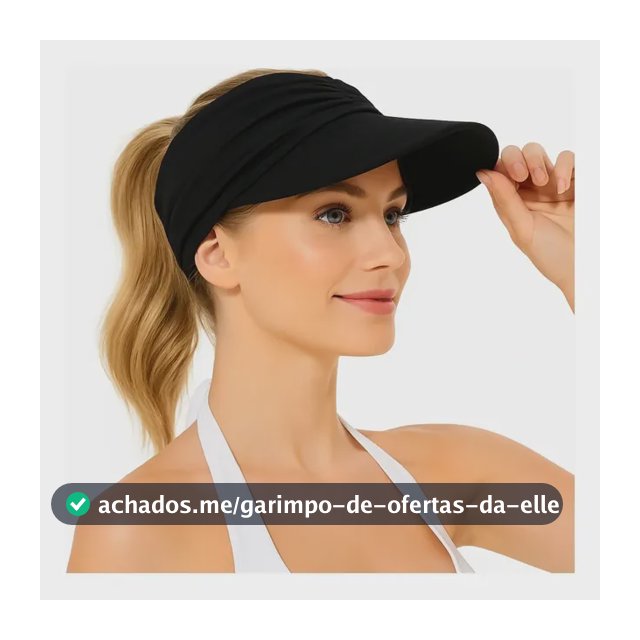 Bone Feminino Viseira Praia Protetor Solar Pronta Entrega