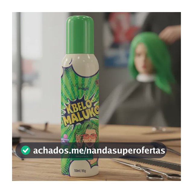 Tinta Temporária Color Cabelo Barba Em Spray Sai Com Água