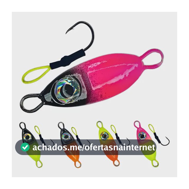 Micro Jumping Jig Isca Artificial Pesca Kit 5 Unidades