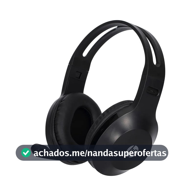 Headset Office Hp Dhh-1601 Conexão P3 Preto