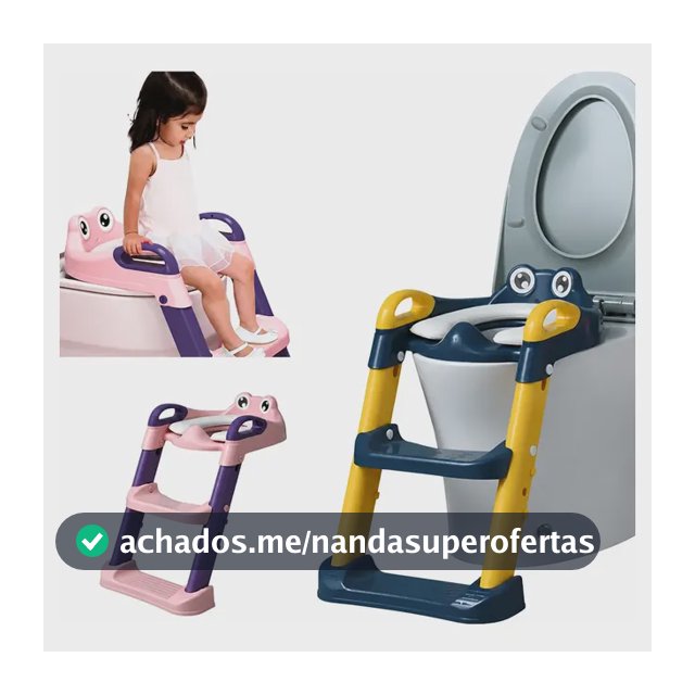 Assento Infantil Redutor Dobrável C/ Escada Mcfrog Maxi Baby
