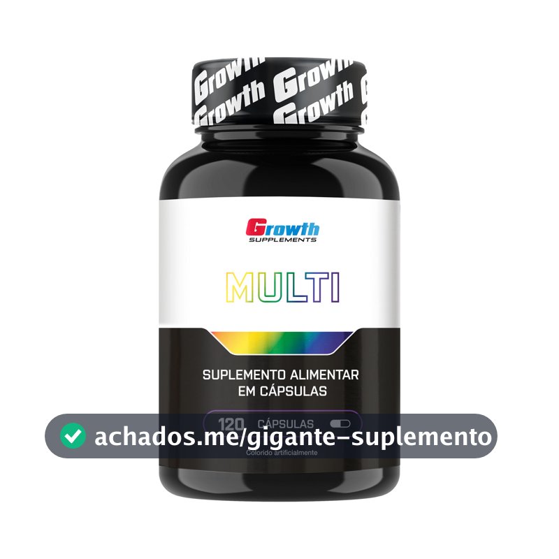 Multivitamínico Growth Supplements em cápsula Sem sabor x 100g de 120 un