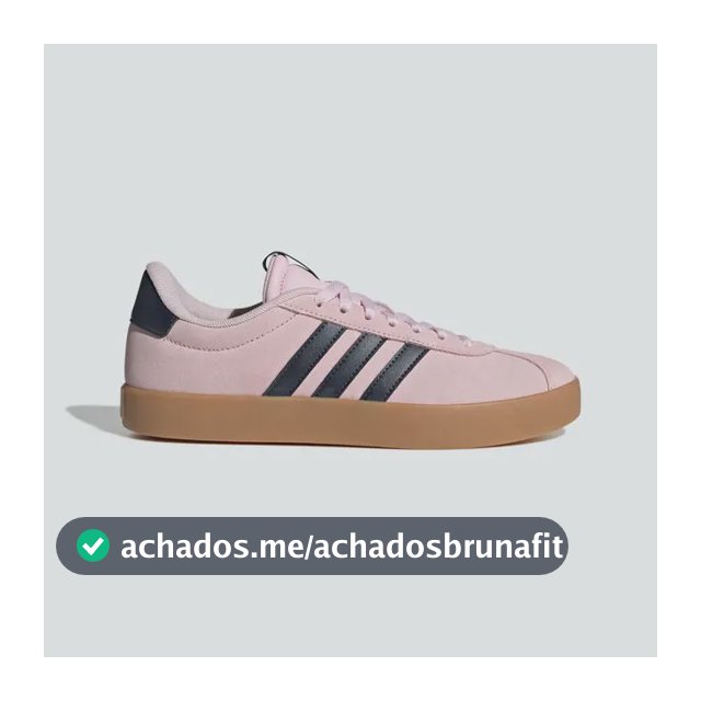 Tênis Feminino Vl Court 3.0 adidas Clpink/legink/gum3 Liso 36 Br