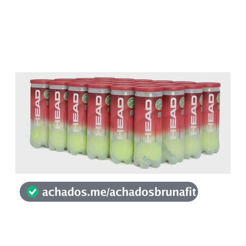 Bola De Tênis Head Championship Caixa Com 24 Tubos