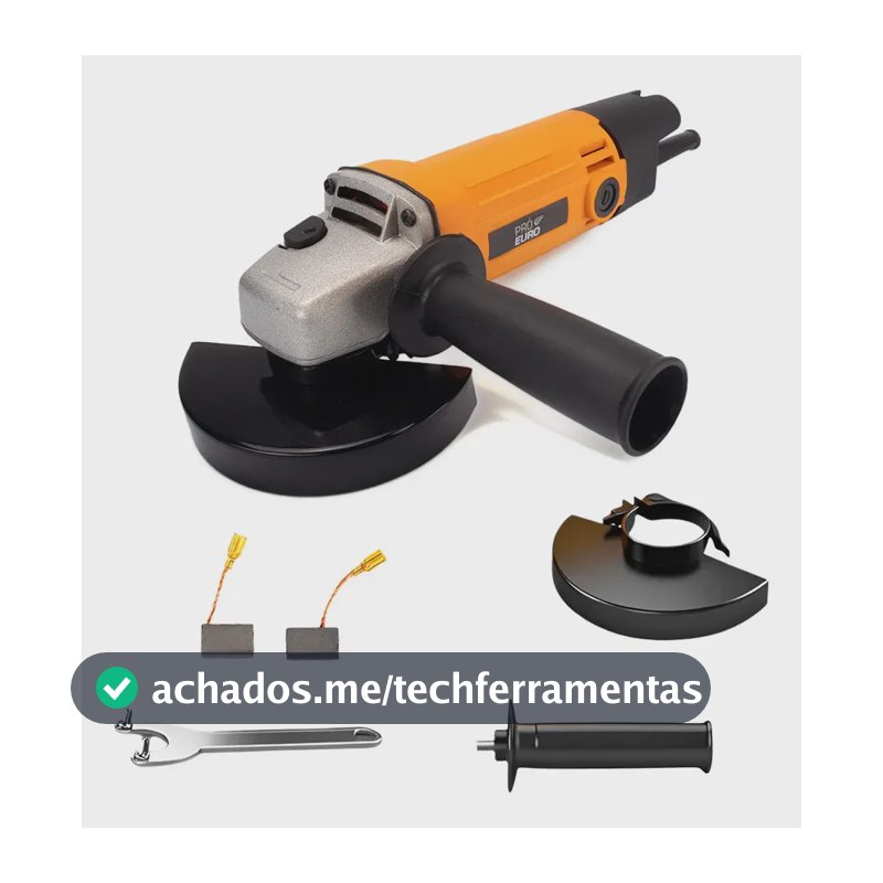 Esmerilhadeira Profissional 720w 115mm 11500rpm Pró Euro 220v