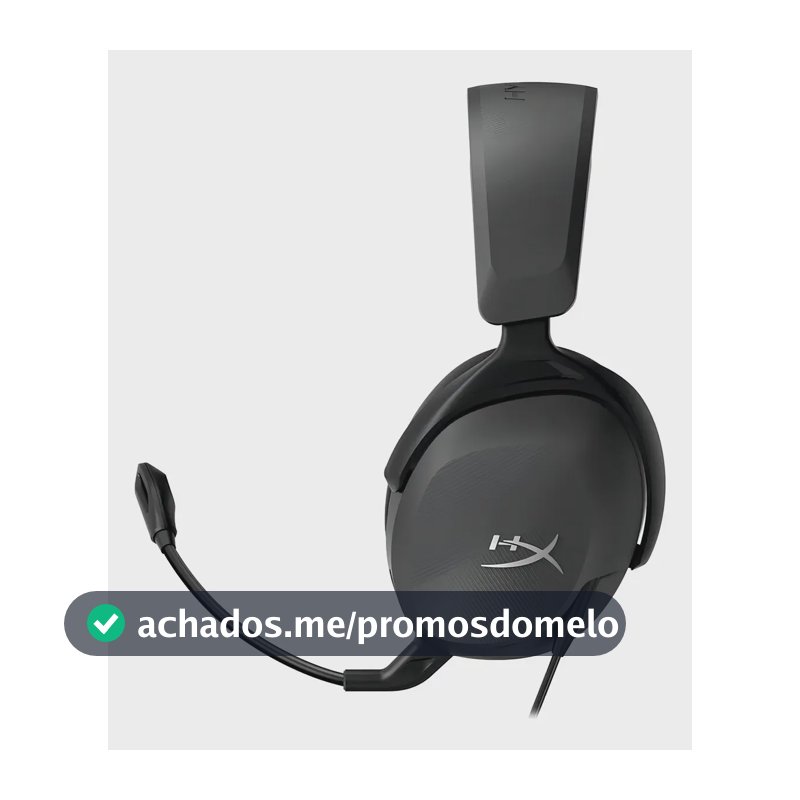 Headset Gamer HyperX Cloud Stinger 2, Drivers 40mm, P3, Áudio espacial DTS, Design Leve, Preto - (683L9AA)