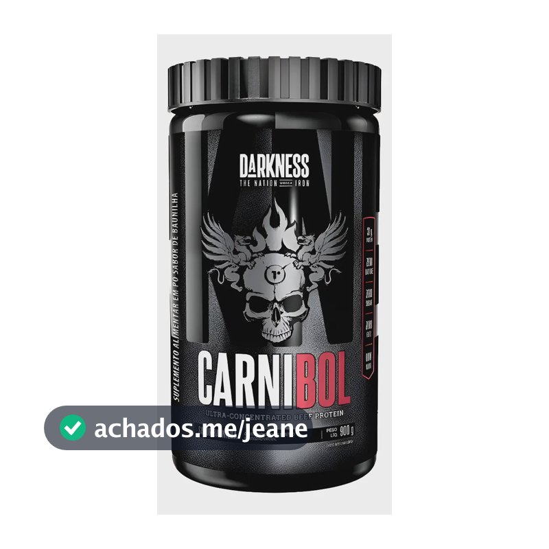 Carnibol Proteina Carne Baunilha 900g - Integralmedica  Baunilha