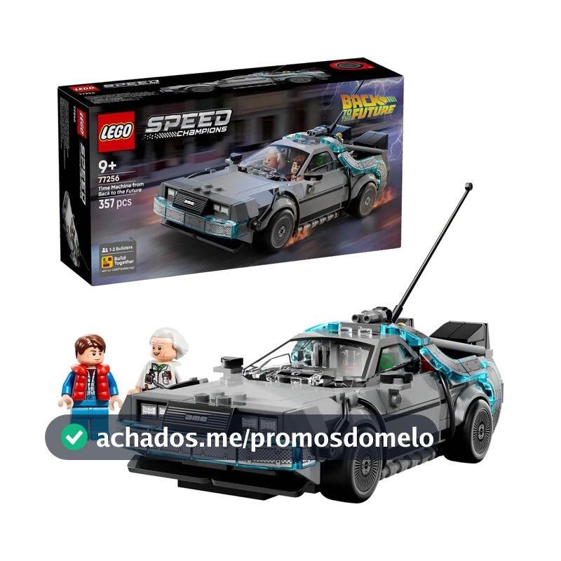 Lego 77256 Máquina Do Tempo De Volta Para O Futuro 357 Pcs