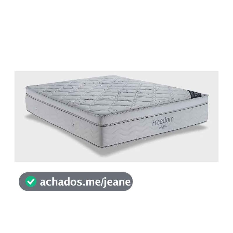 Colchão Queen Molas Ensacadas Visco Superpocket Freedom Pi