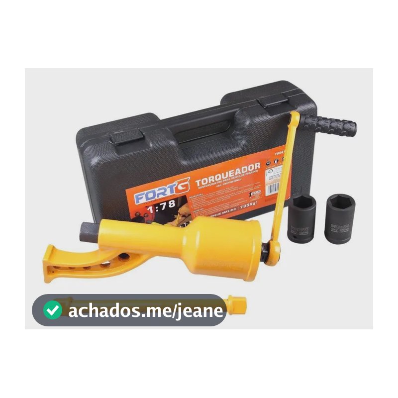 Desforcímetro Torqueador FortG Pro 795Kgf 1 Pol Aço Caminhões Rodas