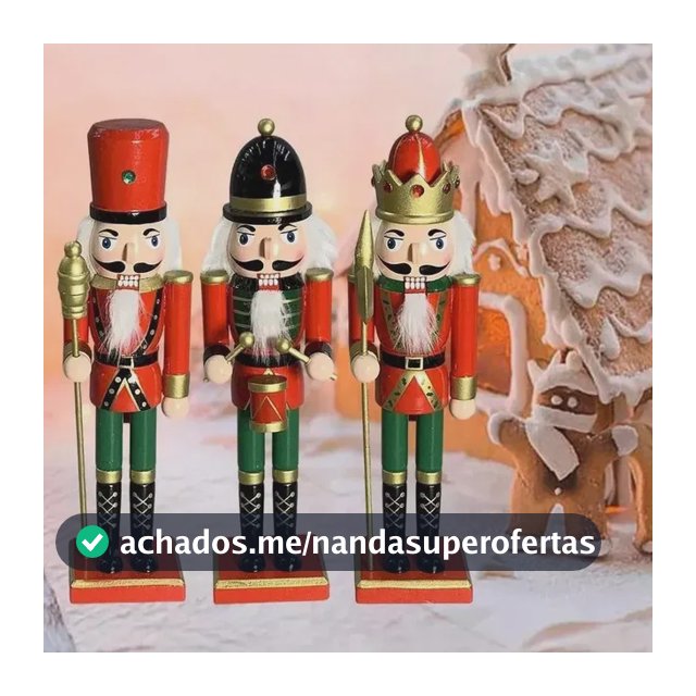 Kit 3 Soldadinho Quebra Nozes Infeito Natalino Natal